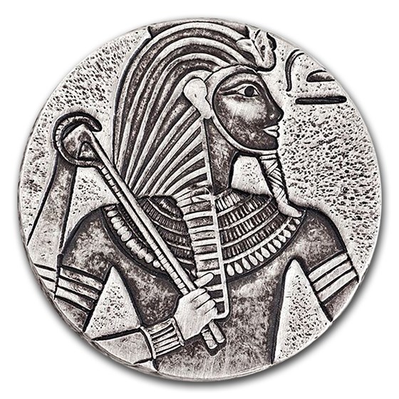2016 Republic of Chad 5 oz Silver King Tut 2016 Republic of Chad 5 oz Silver King Tut